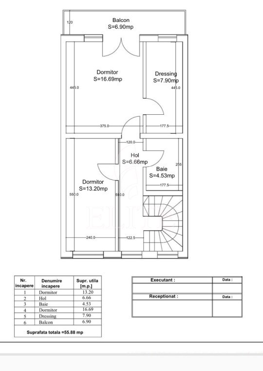 Apartament 2 camere în zona EUROPA-1003310