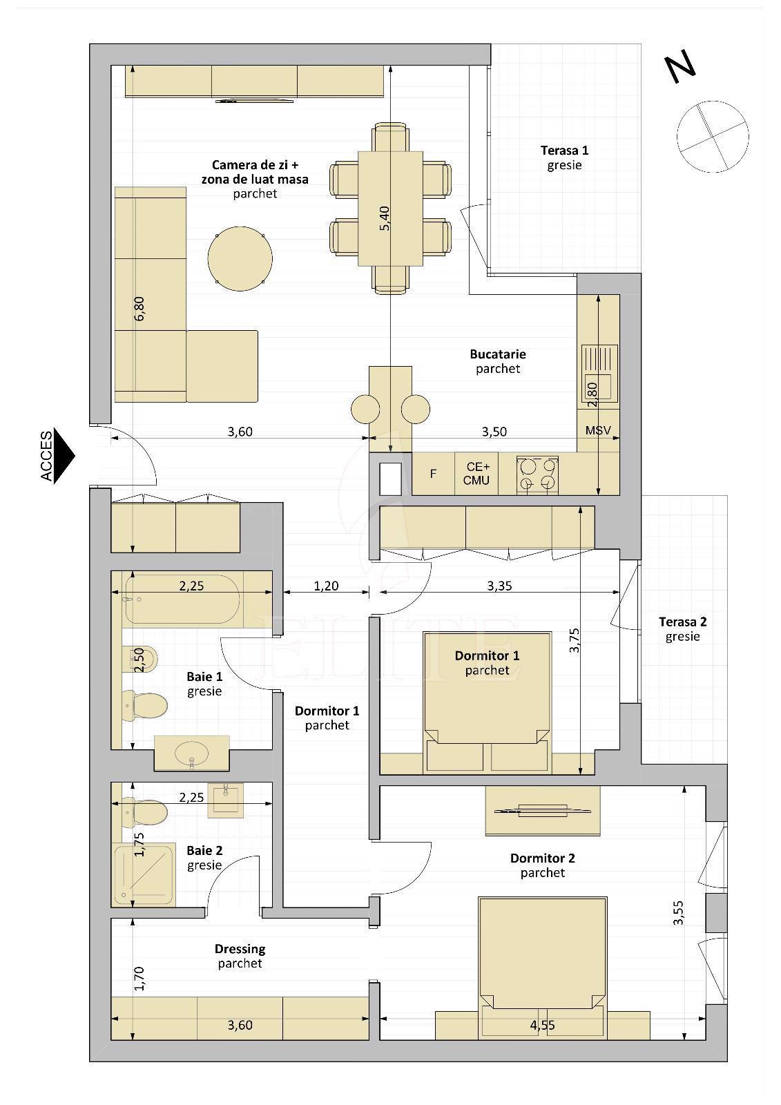 Apartament 3 camere în zona IULIUS MALL-1003333