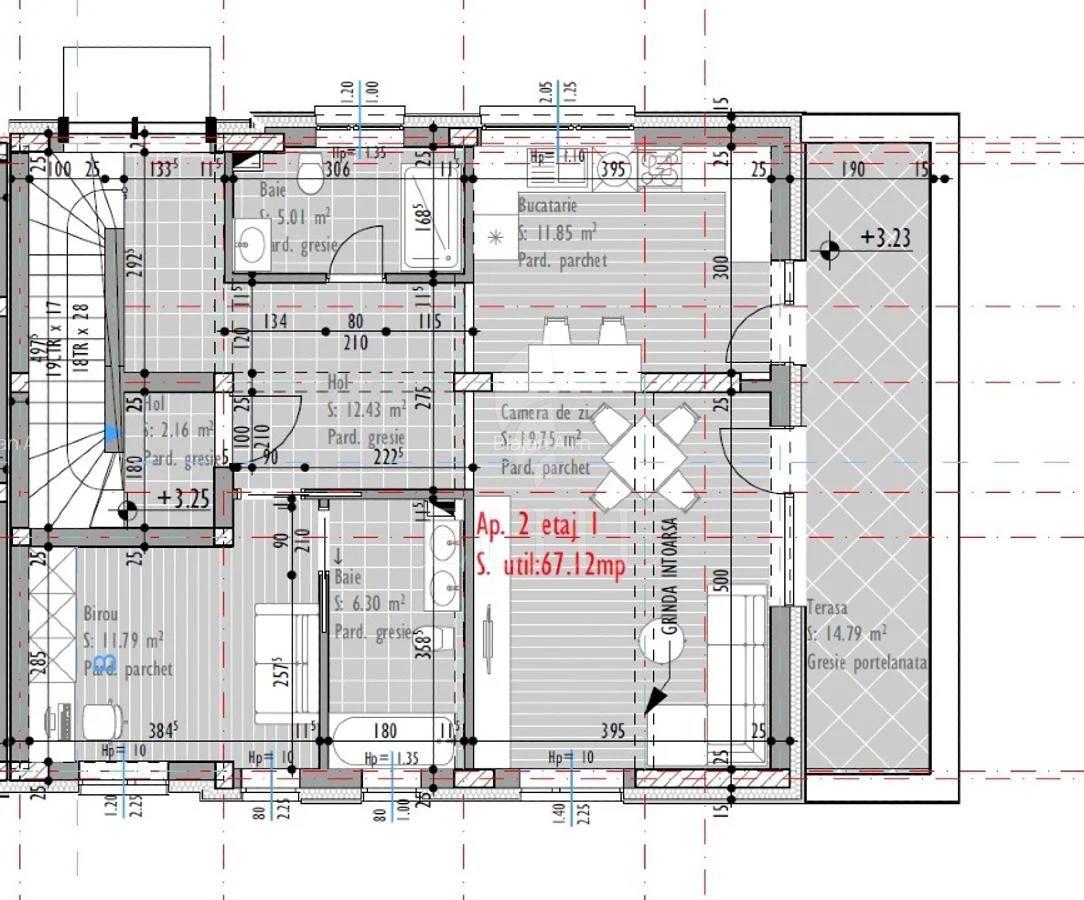 Apartament 4 camere în zona ANDREI MURESANU-1021709