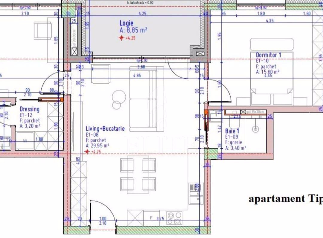 Apartament 3 camere în zona SEMICENTRALA-1047579