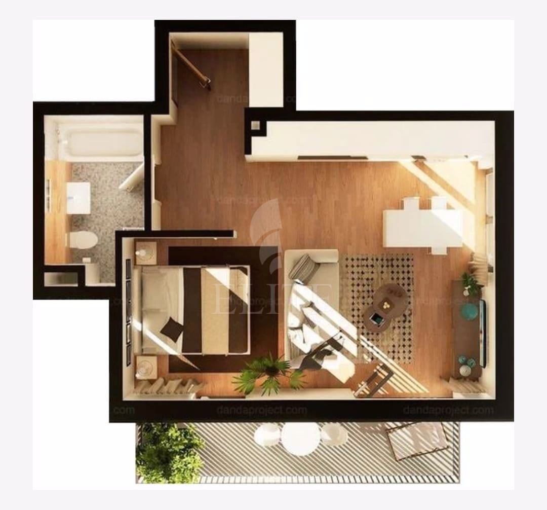 Apartament o camera în zona INTRE LACURI-1050740