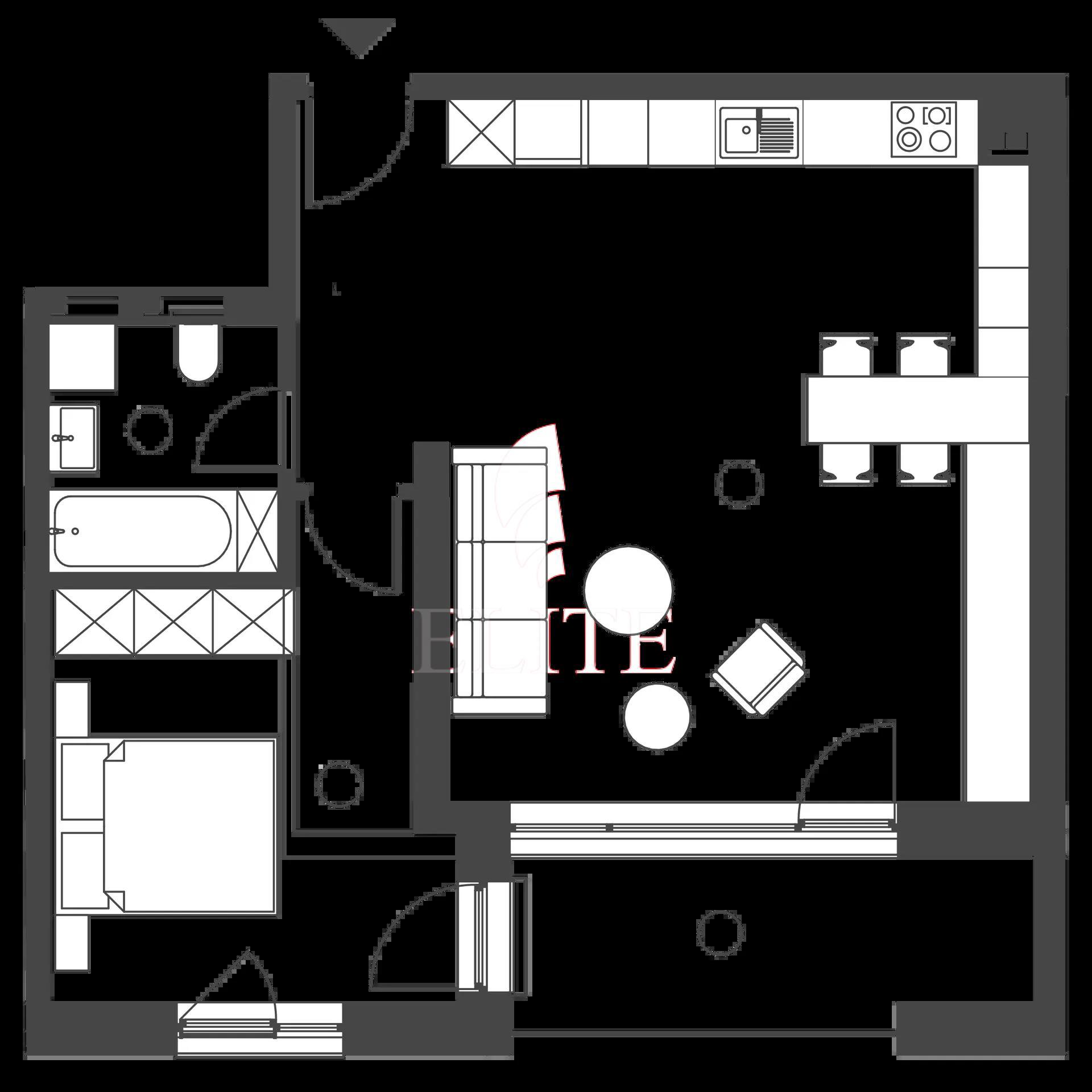 Apartament 2 camere în zona PIATA MIHAI VITEAZUL-1152090