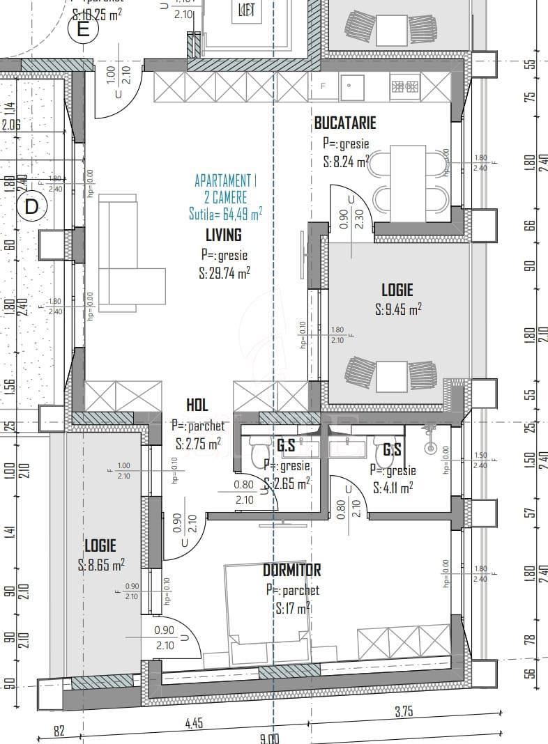 Apartament 2 camere în zona  MARASTI-1190520