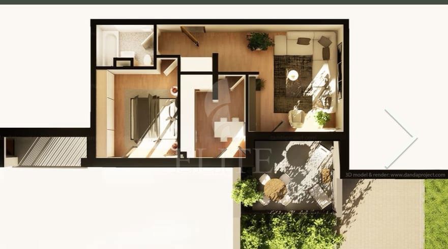 Apartament 2 camere în zona INTRE LACURI-1195627