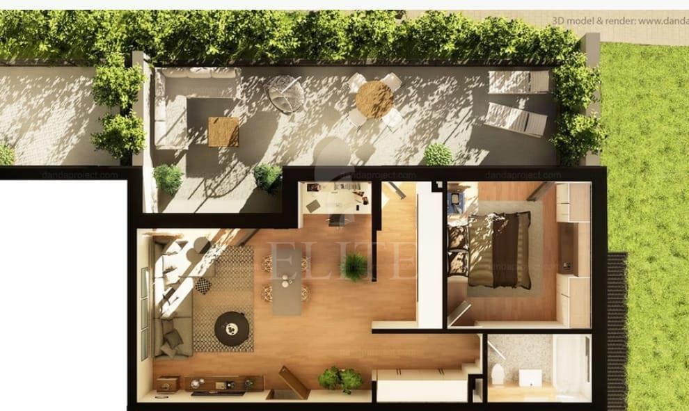 Apartament 2 camere în zona INTRE LACURI-1195805