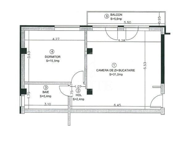 Apartament 2 camere în zona CALEA TURZII OMV-1206664
