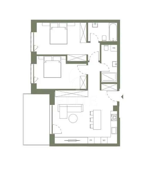 Apartament 3 camere în zona GARII-1243934