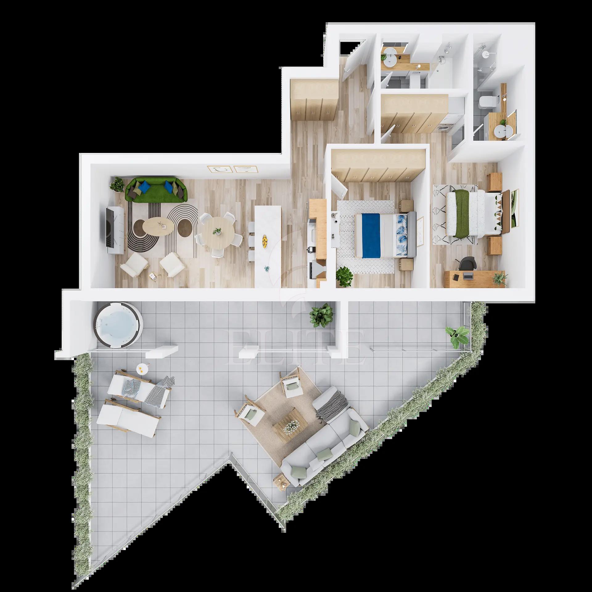 Apartament 3 camere în zona IULIUS MALL-1249837