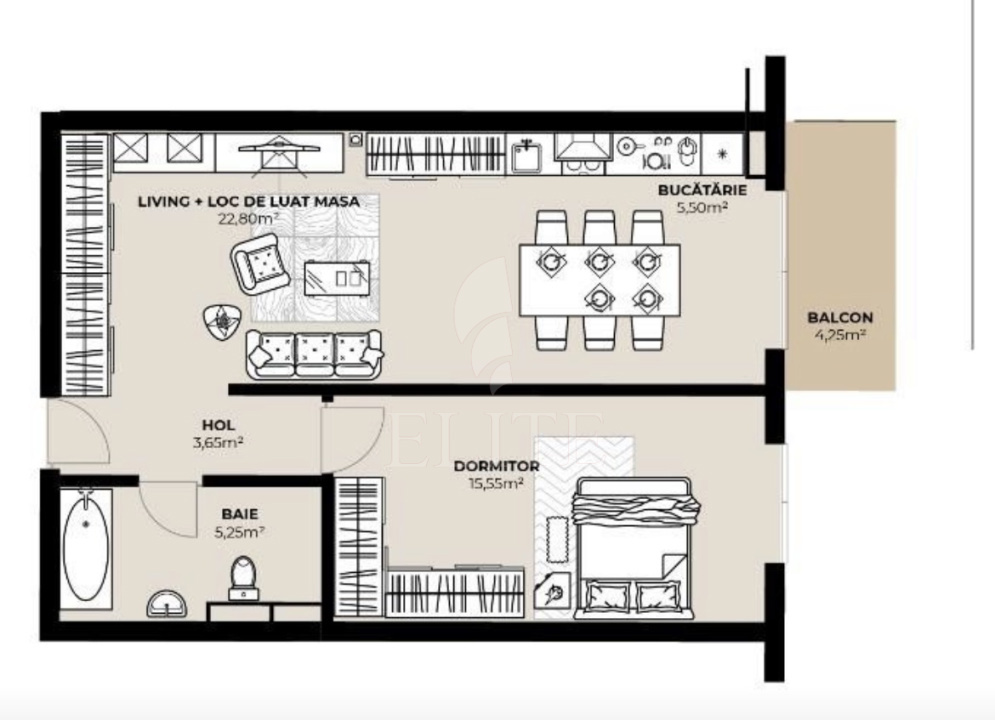 Apartament 2 camere în zona strazii Fabricii-1282291