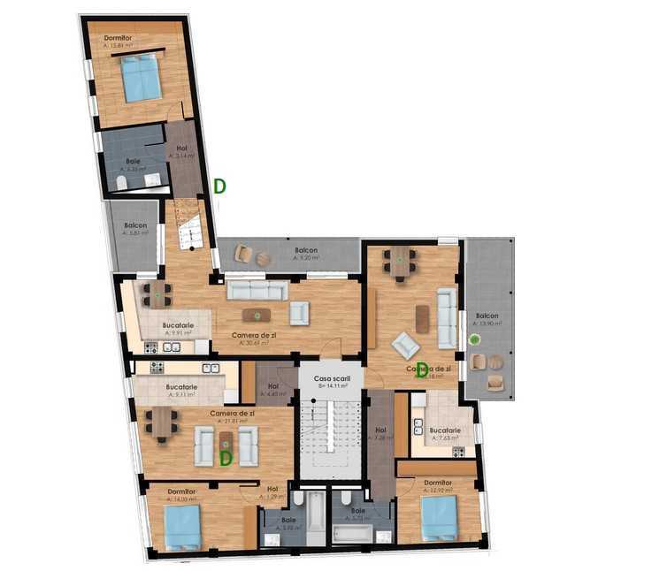 Apartament 2 camere în zona Horea-24182