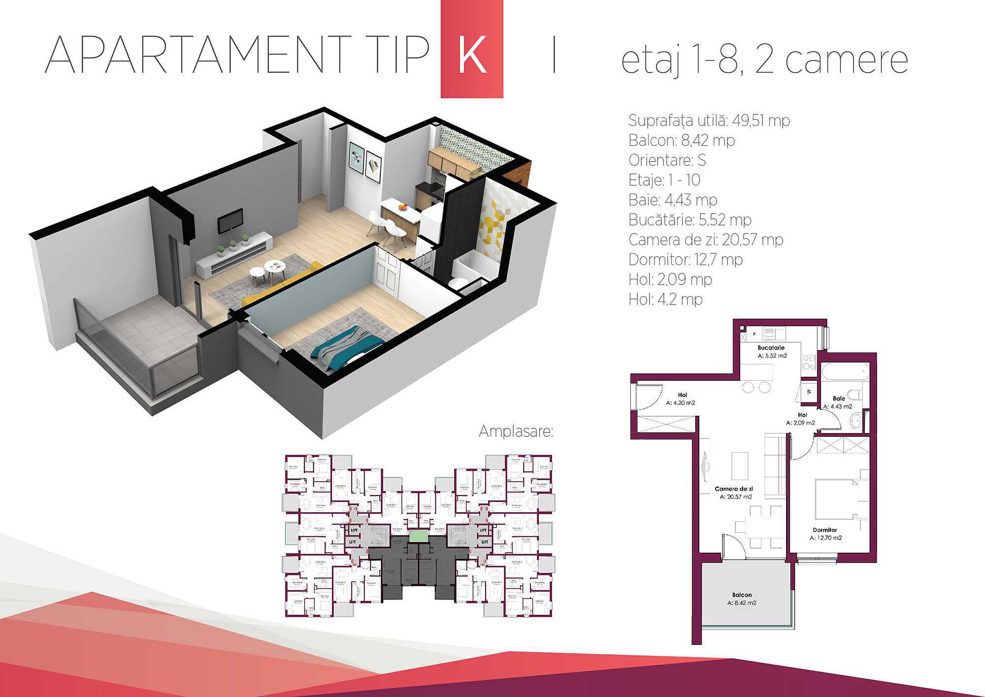 Apartament 2 camere în zona Grad Hotel Italia-28283