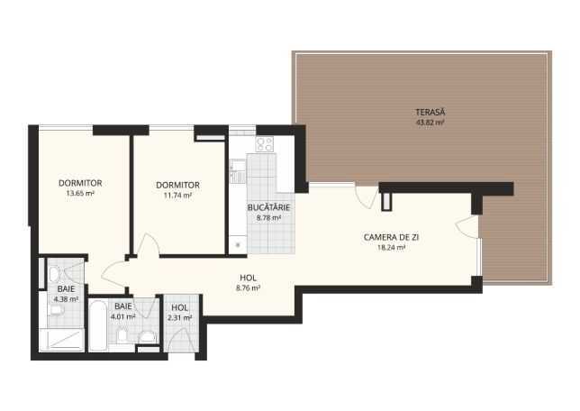 Apartament 3 camere în zona Buna Ziua-429793