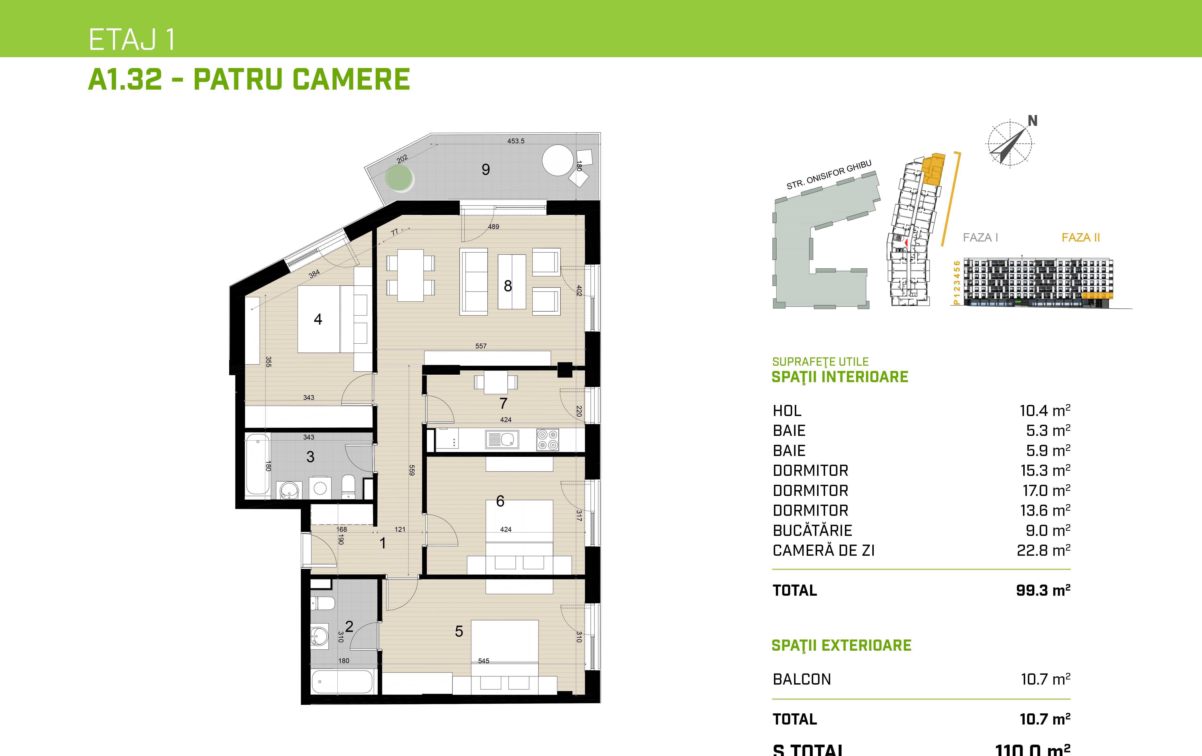 Apartament 4 camere în zona Semicentrala-431340