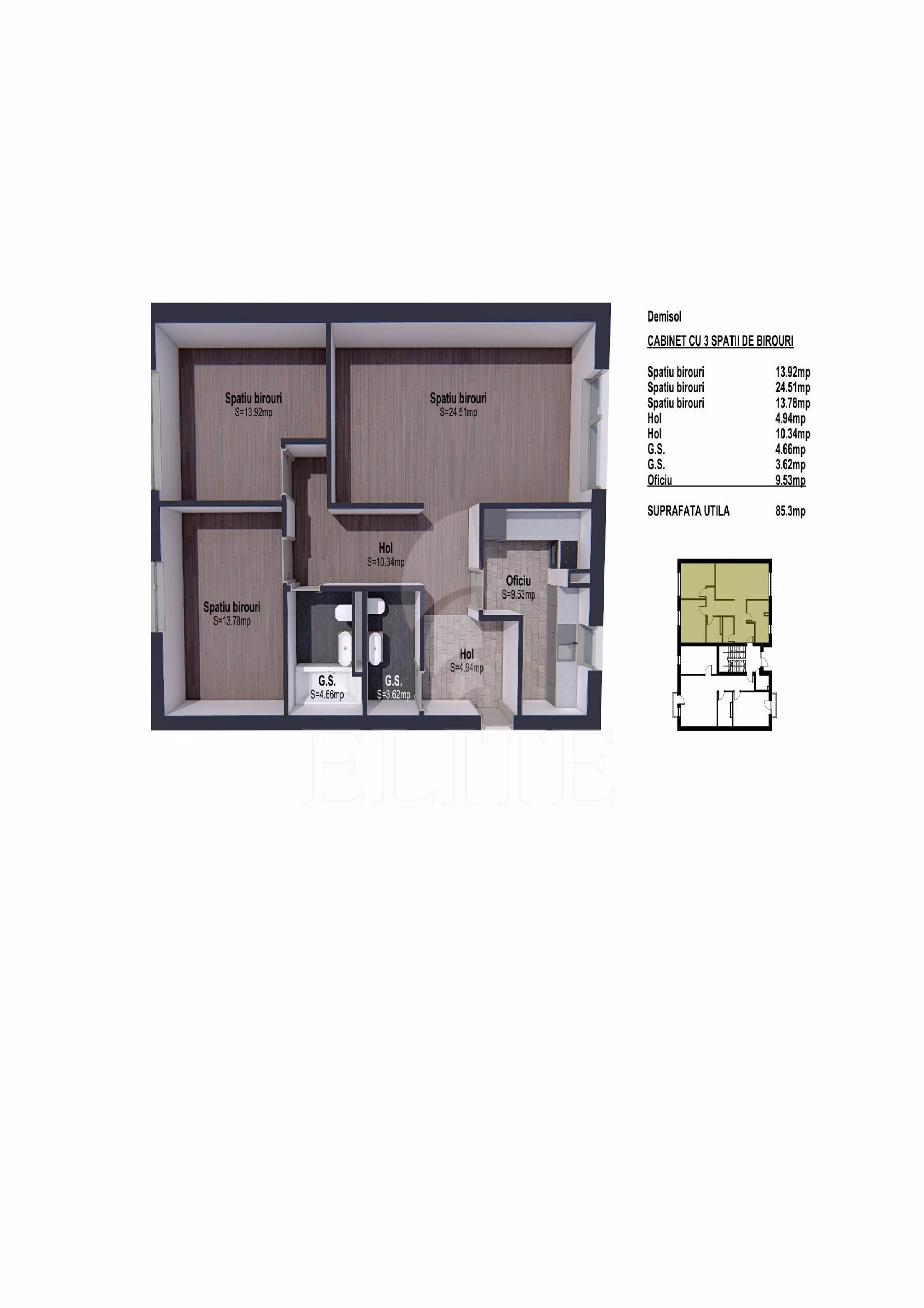 Apartament 3 camere în zona IRIS-588515
