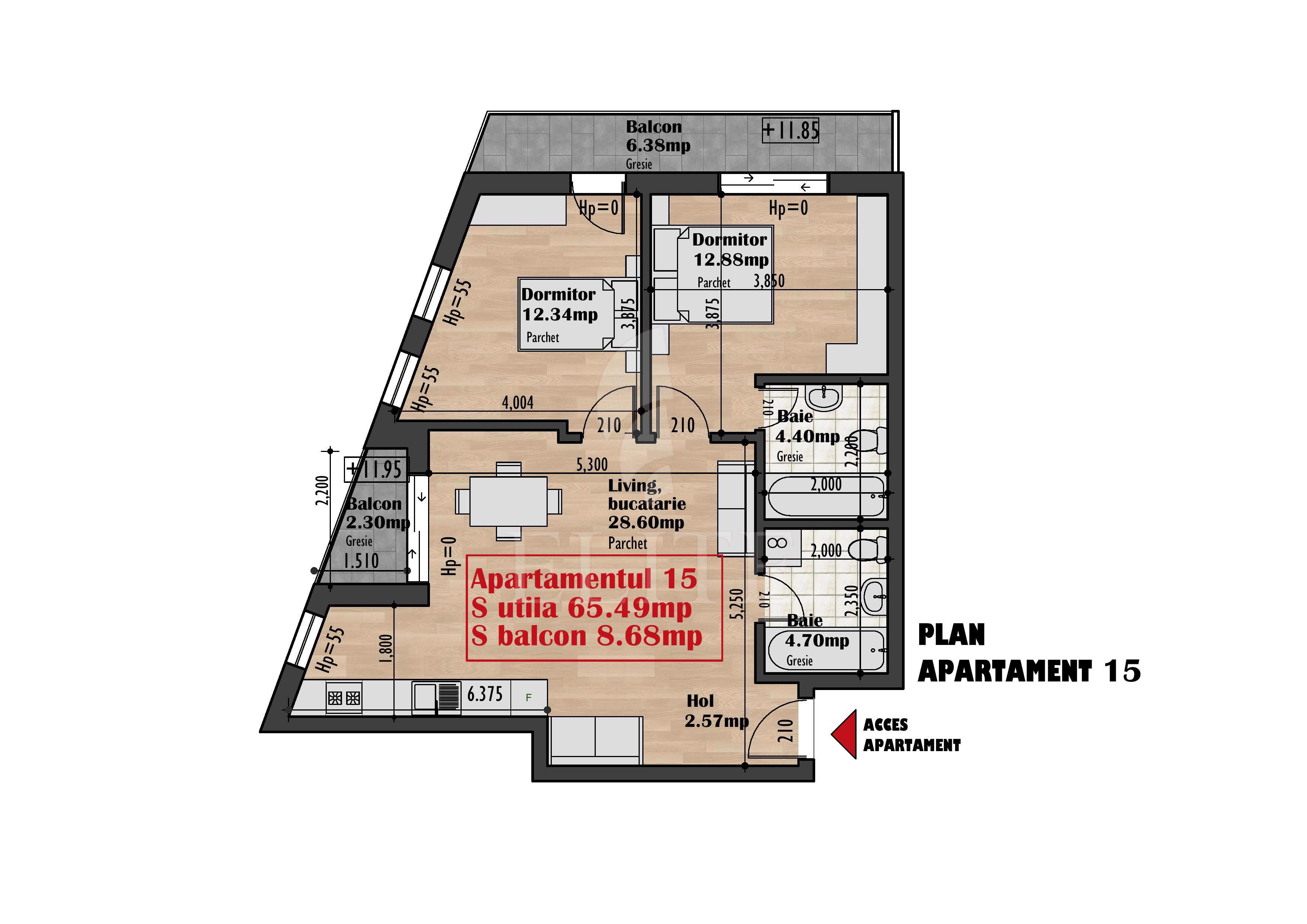 Apartament 3 camere în zona Iris-795568