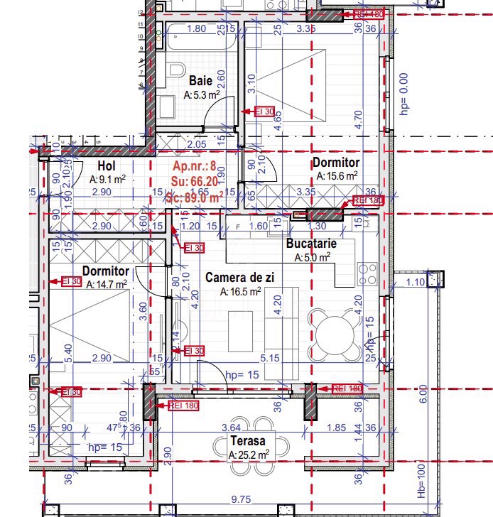 Apartament 3 camere în zona Polus Vivo-857132