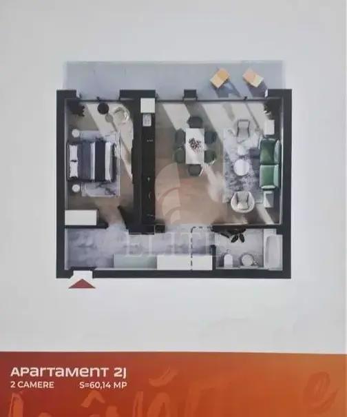 Apartament 2 camere în zona SEMICENTRALA-915167