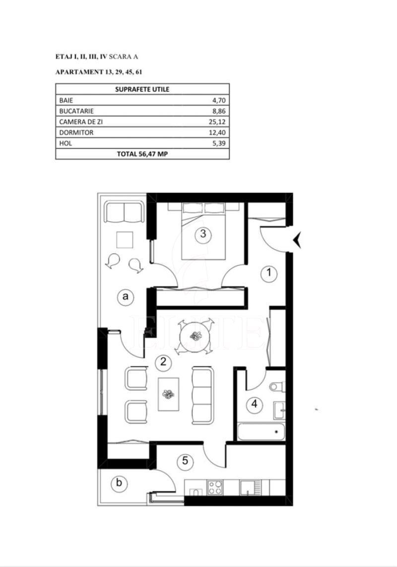 Apartament 2 camere în zona IULIUS MALL-934307