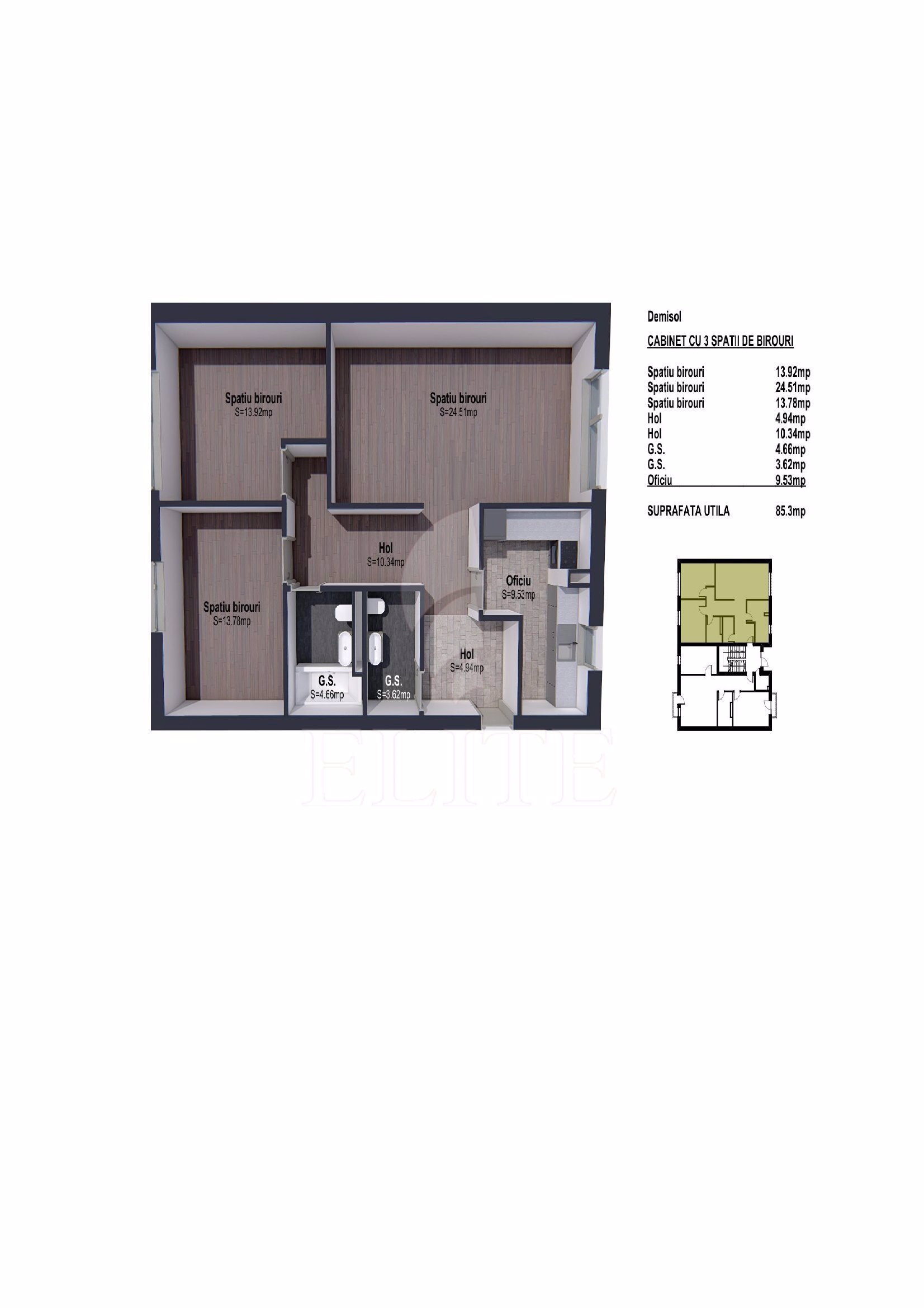 Apartament 3 camere în zona IRIS-934662