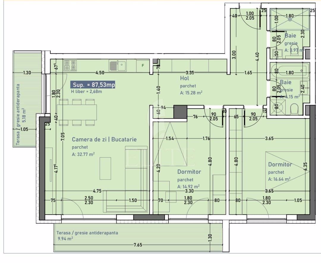 Apartament 3 camere în zona  Lidl-965568