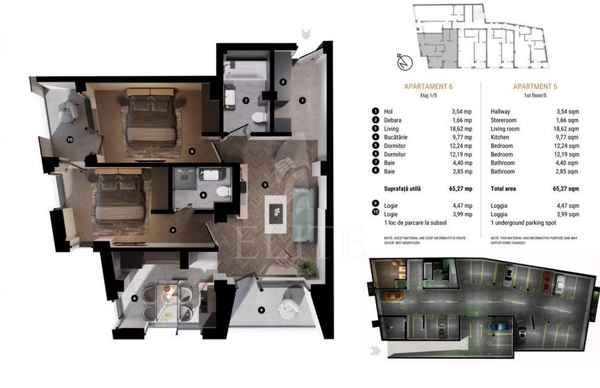 Apartament 2 camere în zona CALEA TURZII-976034