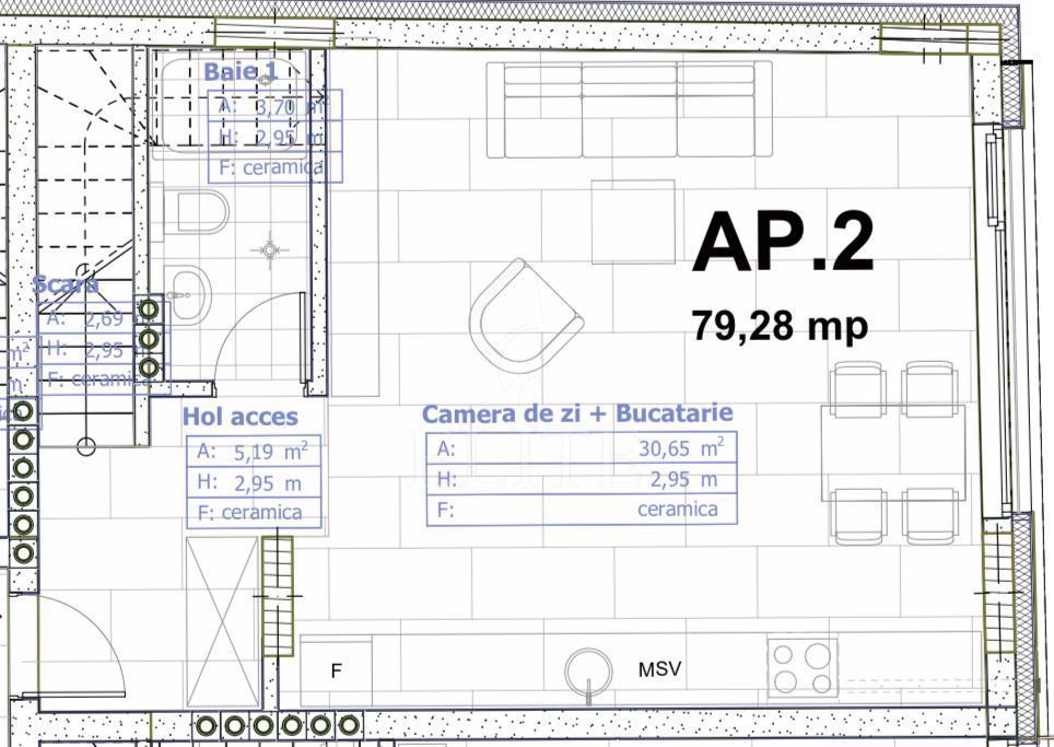 Apartament 3 camere în zona CENTRALA -978262