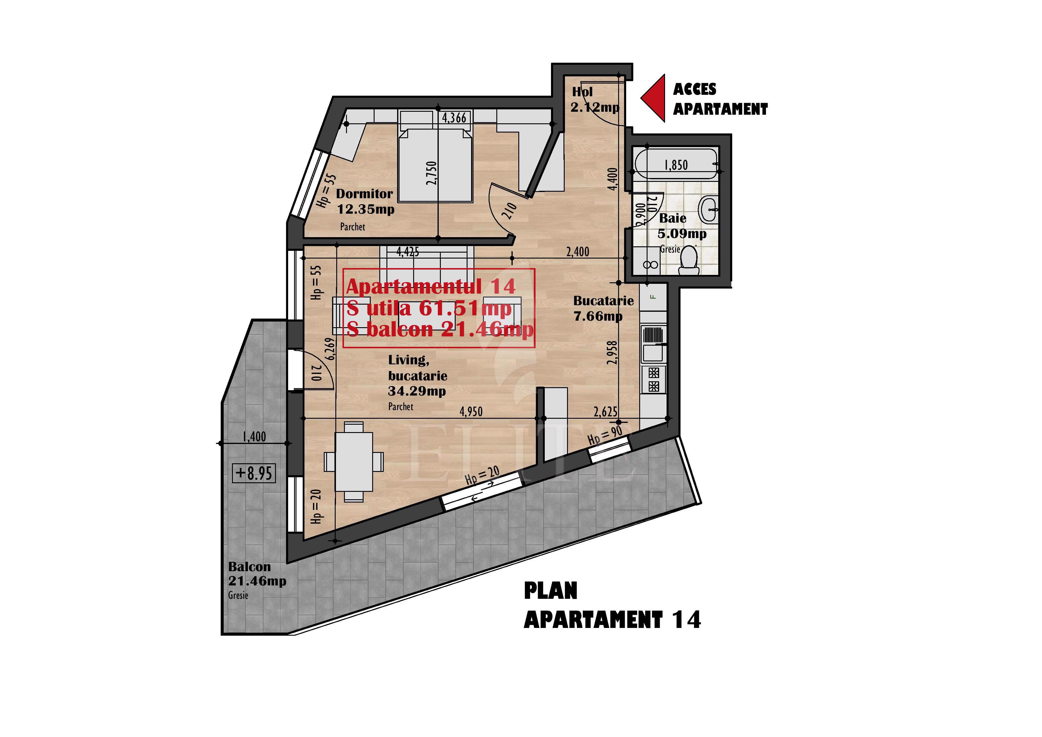 Apartament 2 camere în zona Iris-979872