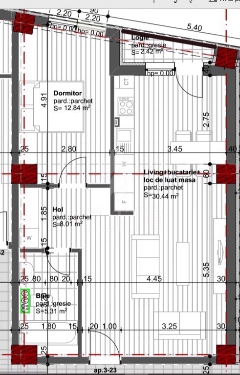 Apartament 2 camere în zona Corneliu Coposu-987478